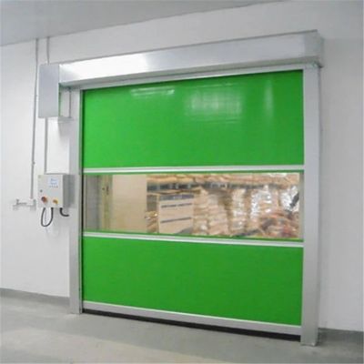 2m/S Opening Rolling PVC Fast Action Rapid Rise Industrial Sectional Doors For Interior