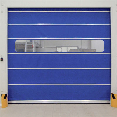 2m/S Opening Rolling PVC Fast Action Rapid Rise Industrial Sectional Doors For Interior