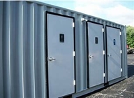 Hotel Use Prefabricated Modular Toilet FRP Bathroom 0.8mm Galvanized Steel