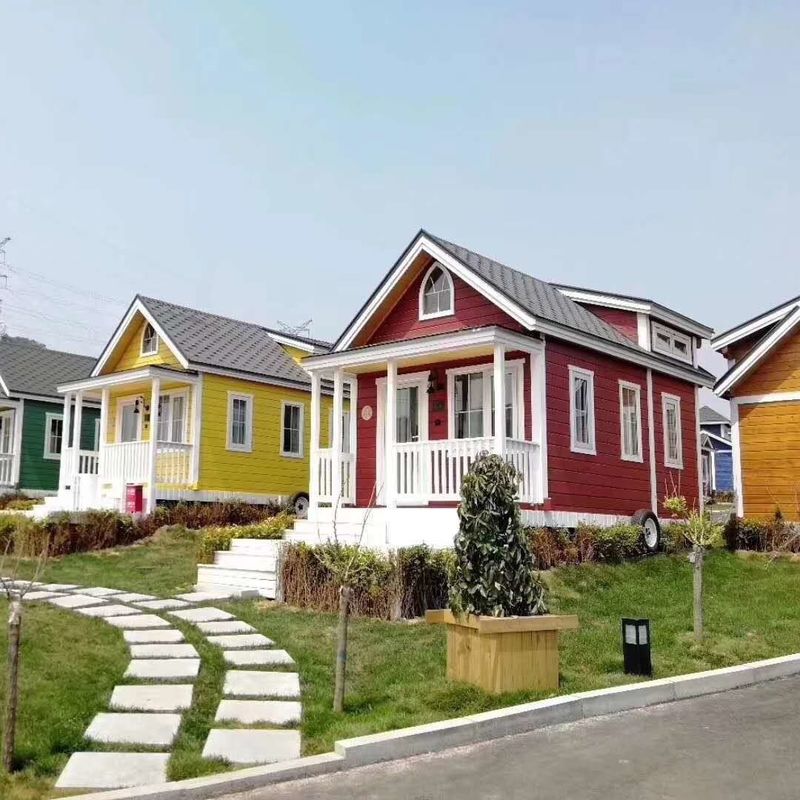 Architectural Light Steel Prefab House / Modern 2 Bedroom Prefab House