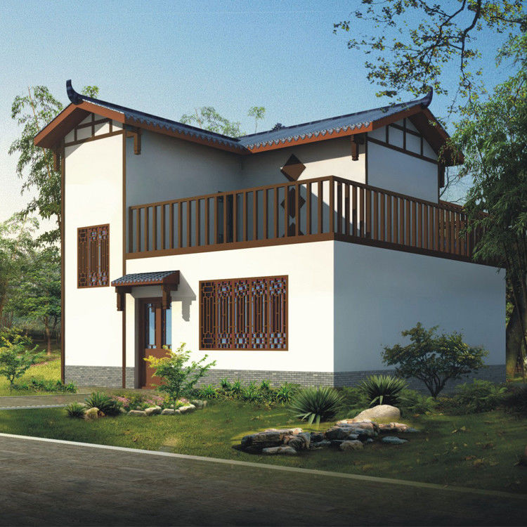 Multi Layer Light Steel Villa House Architectural Design Customized Prefabricated