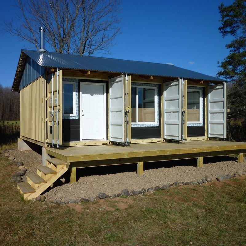 Steel Structure Prefab 40ft Container Living Homes