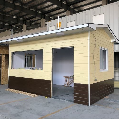 CE EPS 25m2 Galvanlized Steel Tube Guest Prefab Sips Tiny Homes