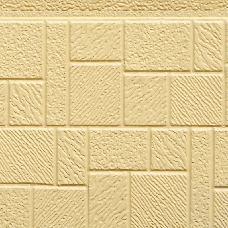 Light Weight Mosaic Pattern B2 Fireproof Polyurethane Composite Sandwich Wall Panels