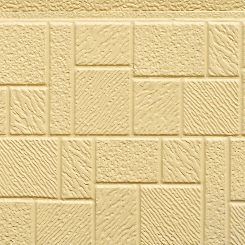 Light Weight Mosaic Pattern B2 Fireproof Polyurethane Composite Sandwich Wall Panels