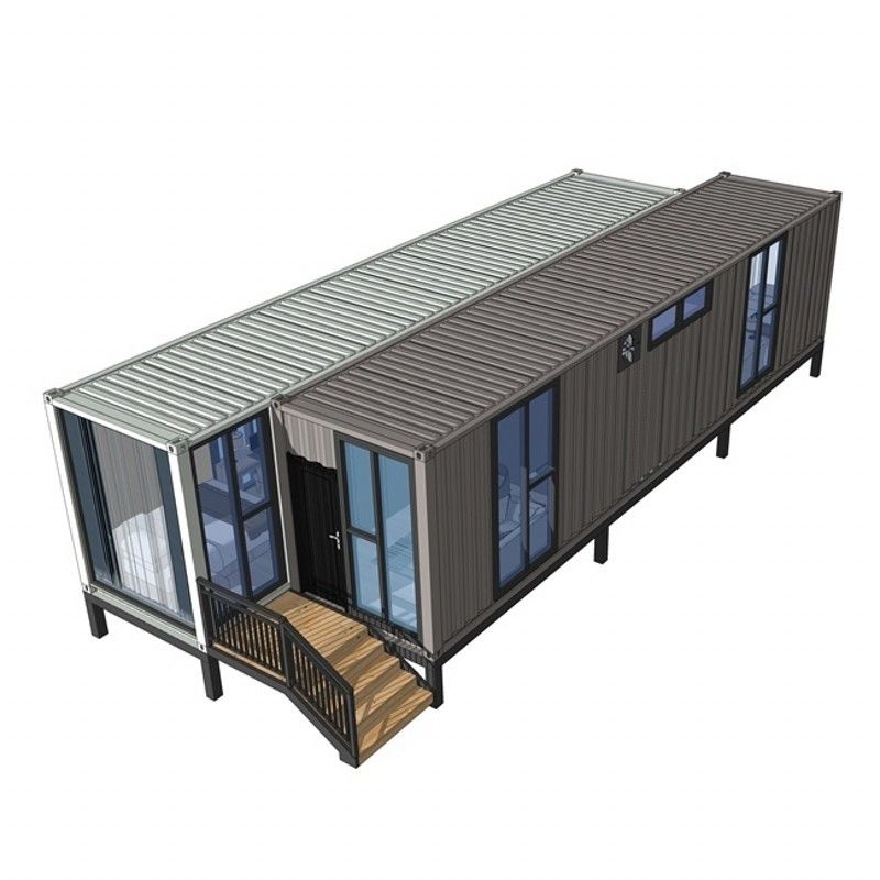 2 Beadrooms 40FT Prefab Modular Shipping Container House Office