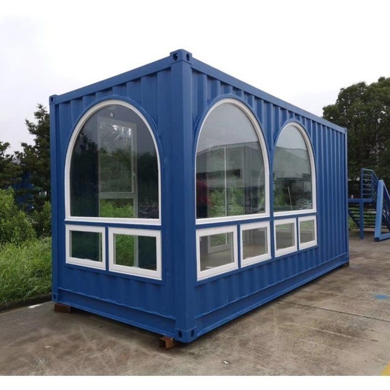 20ft 40ft Prefab Shopping Coffee Shop Mobile Modular Shipping Container House