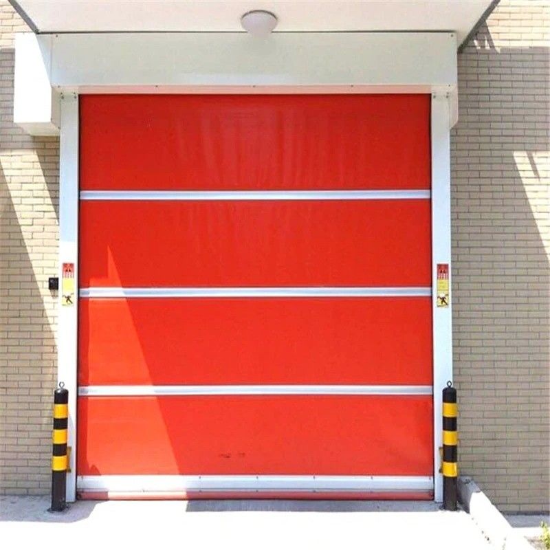 Automatic Fast PVC Speed Rolling Folding Shutter Industrial Sectional Doors