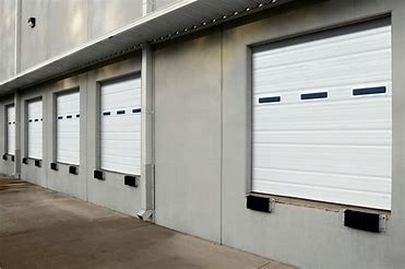 Roller Shutter Industrial Sectional Door 380V 40mm With Windows